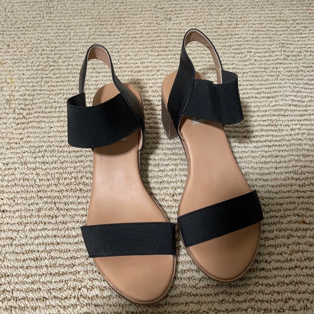 Steve Madden Black Heeled Sandals